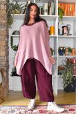 Big Softie Archie Slouch Knit Dusky Rose